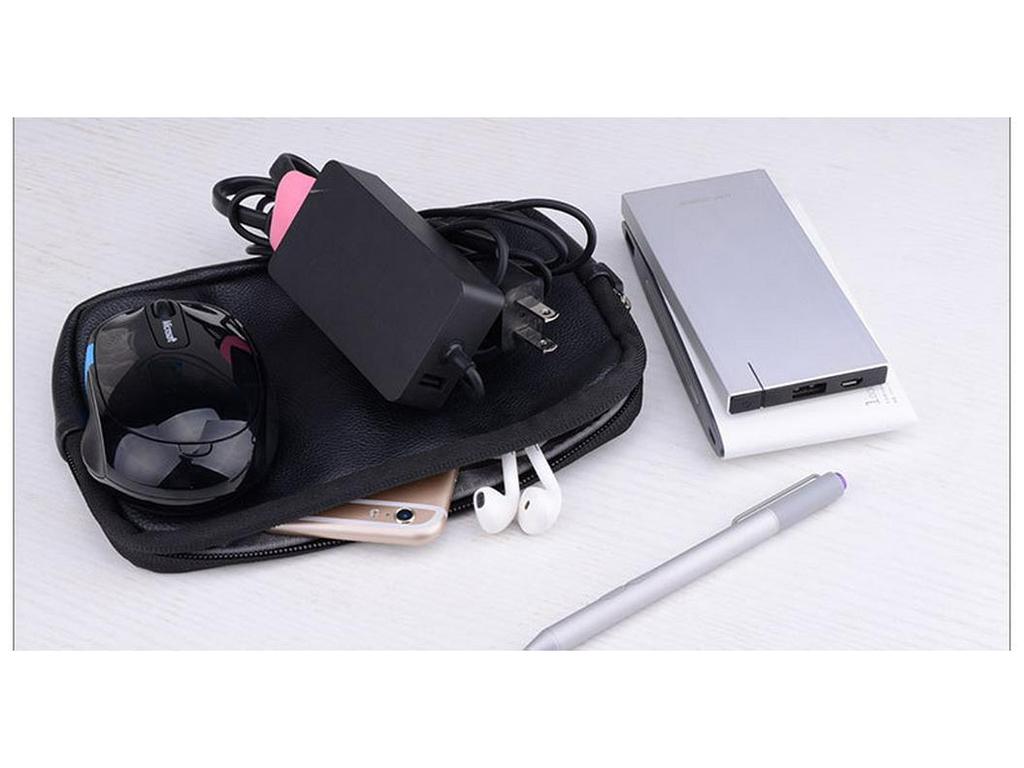 Digital Accessories Organizer Bag for USB Drives, Earphones, Mouse, and Cables