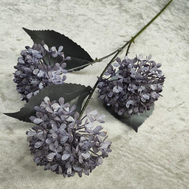 Artificial Snowball Hydrangea Stems Multibranch For Wedding Home Decor Gift