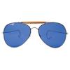 Rothco Aviator Air Force Style Sunglasses, Blue (Case Included), One Size