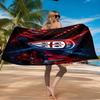 Cagliari Football Club Crest Beach Towel Microfiber Beach Towel, Lightweight and Quick-Dry, for Summer Travel, Swimming Pool Fan Birthday Gift