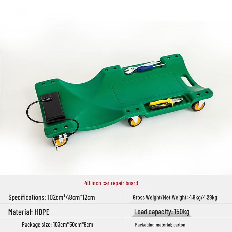 Lijinzhi 40-inch Car Repair Creeper with Lights