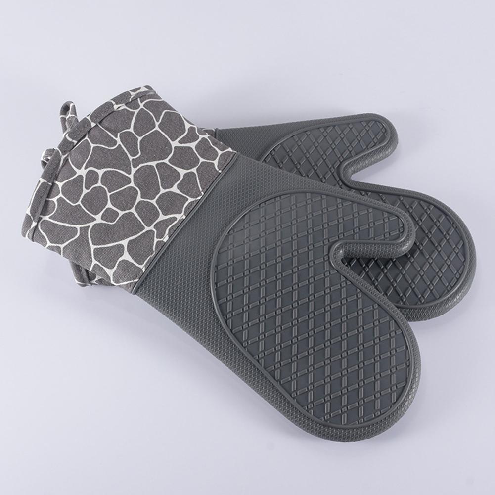 Multi-functional Silicone Oven Gloves Pot Holders Set Anti-scald Non-slip Heat Resistant Oven Mitts For Cooking Baking