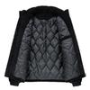 Autumn Winter Casual Parkas for Men Stand Collar Outerwear Corduroy Thicken Warm Jacket Cotton-padded Jacket Coat
