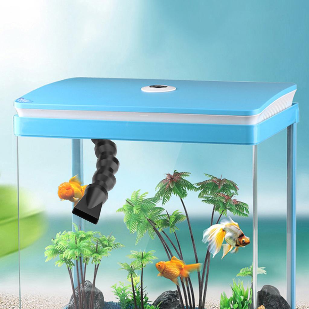 Long Water Outlet Tube Flexible Nozzle for Fish Tank Aquarium (Large Duckbill Nozzle)