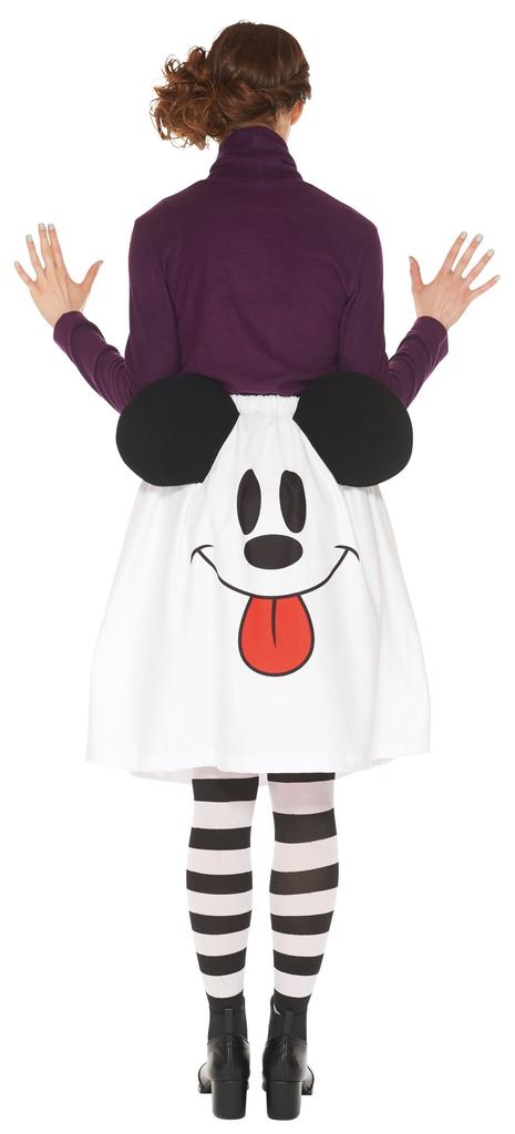 Disney Mickey Ghost Skirt Costume for Women, 61cm Length
