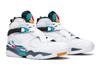 Men's Sneakers Jordan 8 Retro South Beach White/White-Turbo Green-Neutral Grey