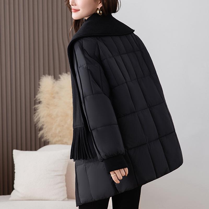 Móda Dámské Zimní Kabáty Plus Size Elegantní Volné Silné Teplé Dlouhé Parky Dámská Bunda