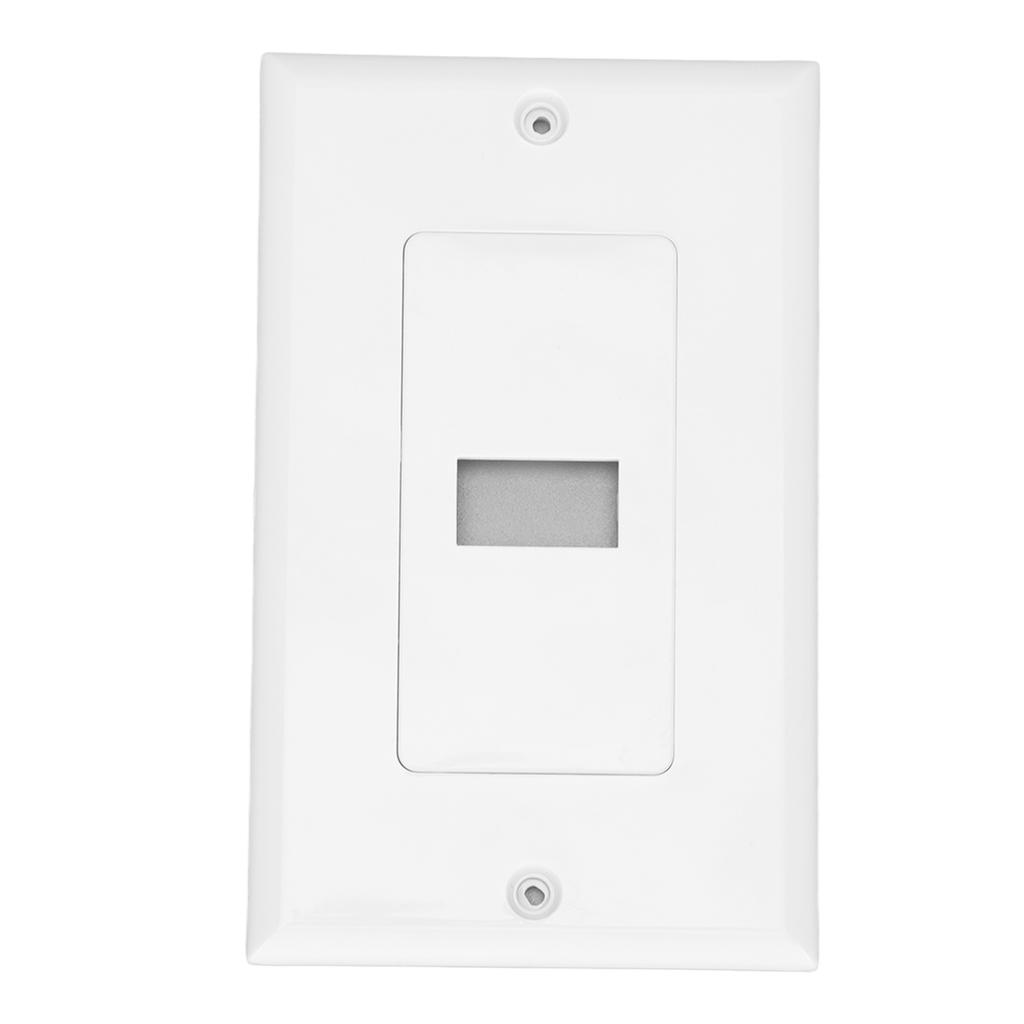 2Pcs HD Multimedia Interface Wall Plate 4K Easy Installation AV Wall Plate with Cable for Home Theater