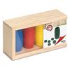 Parcheesi Accessories - CAYRO - Cayro - Wooden Cups - Tokens and Dice - 4 Colors