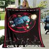 Horror movie Cult of Chucky printing blanket warm blanket soft and comfortable blanket Home travel blanket birthday gift