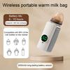 Biberon Chauffe-biberon Rechargeable Sans Fil Chauffe-lait Maternel Température Réglable Chauffage Rapide Chauffe-biberon pour Lait Maternel