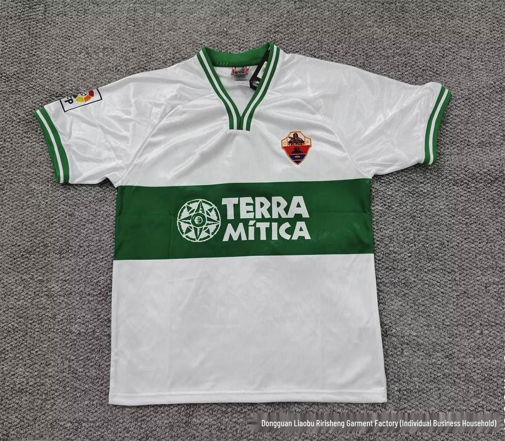 La Liga Retro Short Sleeve Jersey - Real Sociedad, Rayo Vallecano, Malaga, Oviedo Football Kit