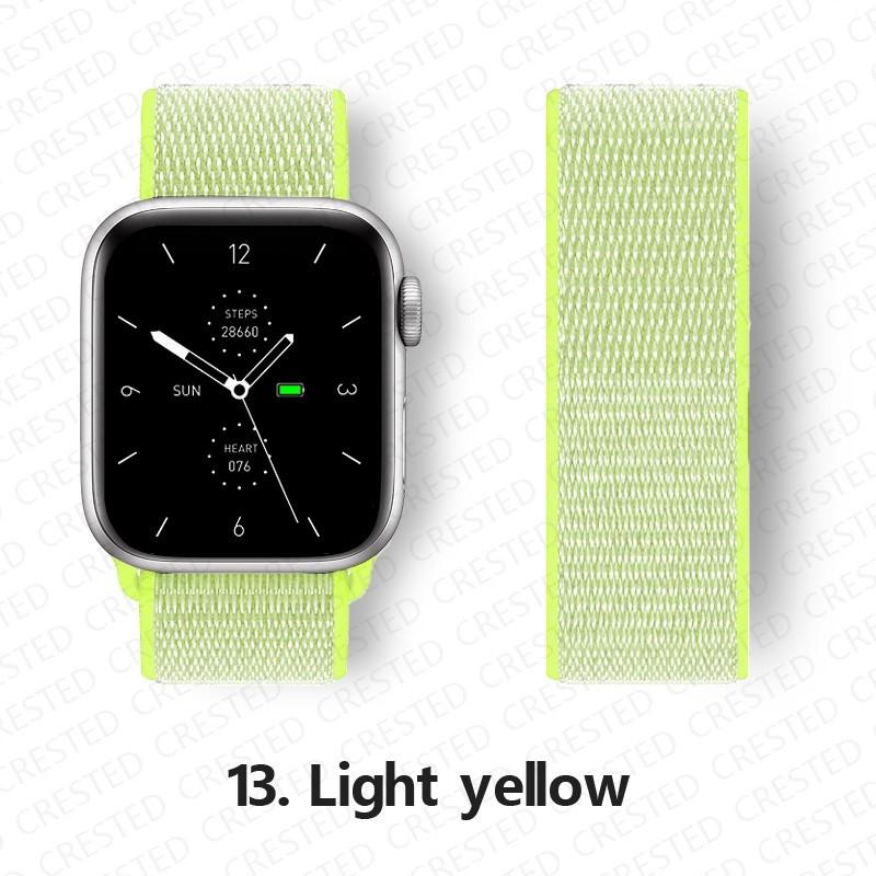 Pasek Nylonowy z Pętelką Do Pasków Apple Watch 44mm 40mm 49mm 41mm 45mm 46mm paski Bransoleta iWatch Seria 7 6 5 se 8 9 ultra 2 3 10 11