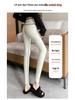High Waist Lambswool Shark Leggings: Thickened Velvet Warm Yoga Pants for Women - Slimming and Shaping, Perfect for Autumn and Winter.