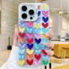Color Silver Girl Heart Colorful Love Apple 15/14/13 Phone Case iPhone11/12Promax All-inclusive Xs