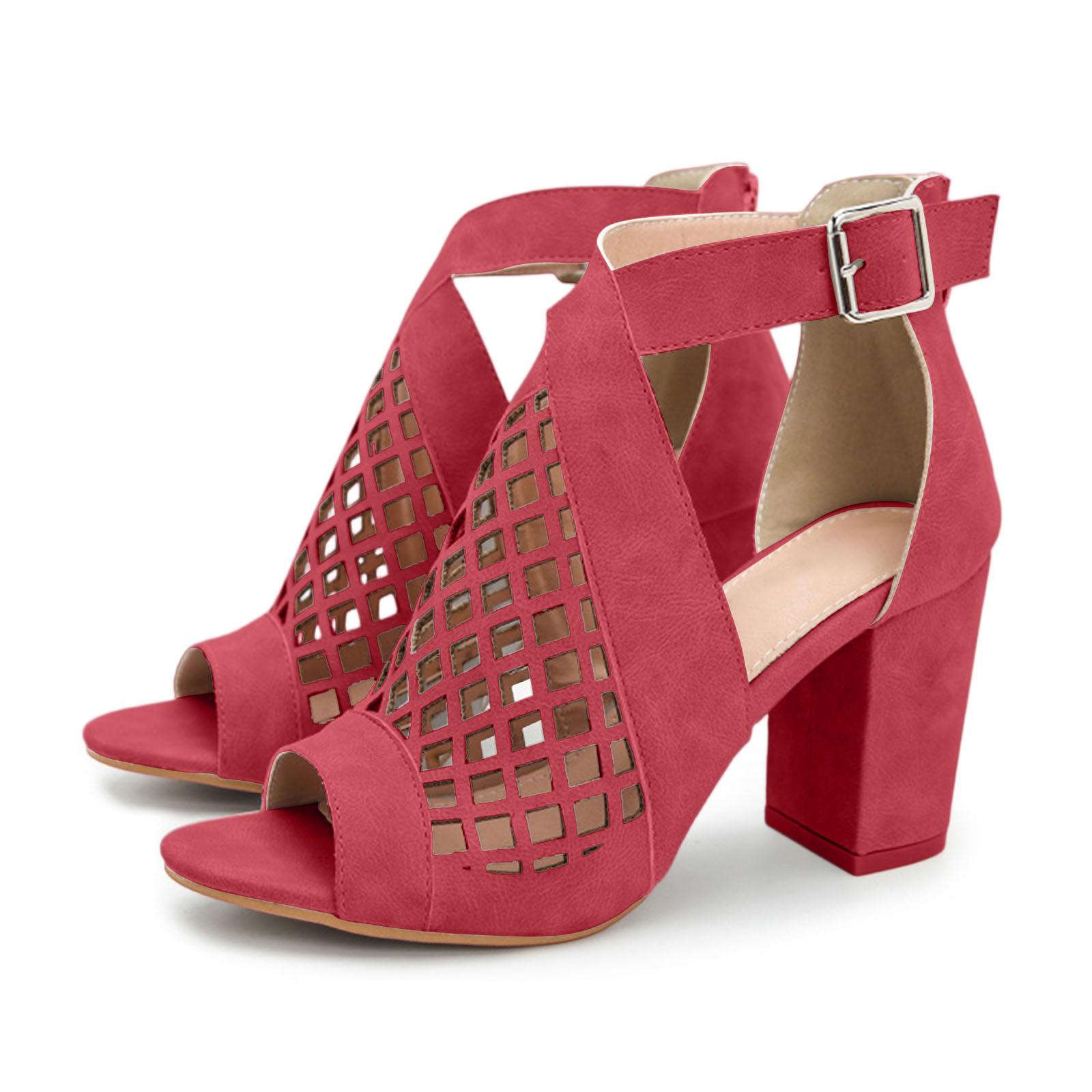 

Женские летние сандалии ортопедическая обувь толстая подошва римские сандалии удобные для широкой стопы пляжные сандалии с мягкой стелькой сандалии повседневная летняя обувь 39 красный