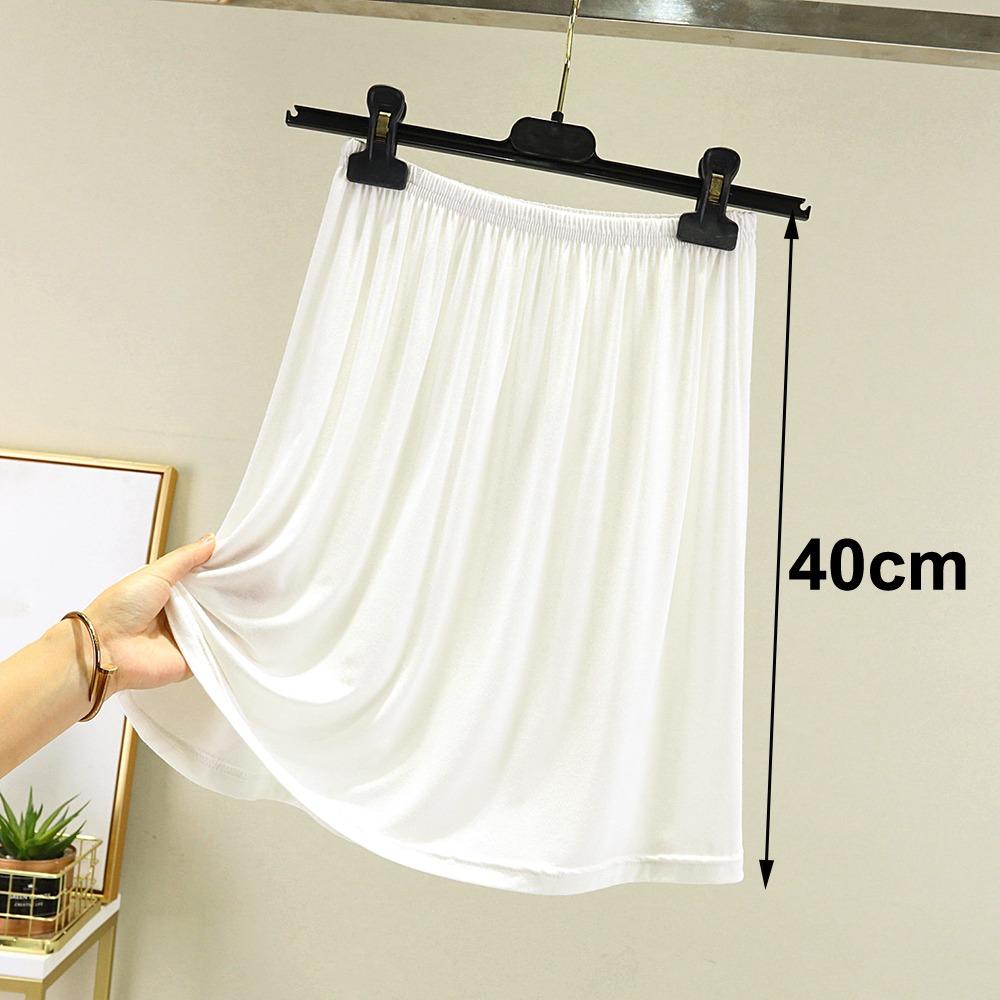 High Waist Underskirt Anti-glare Innerwear Short Skirt Fashion Half Length Skirt for Women
