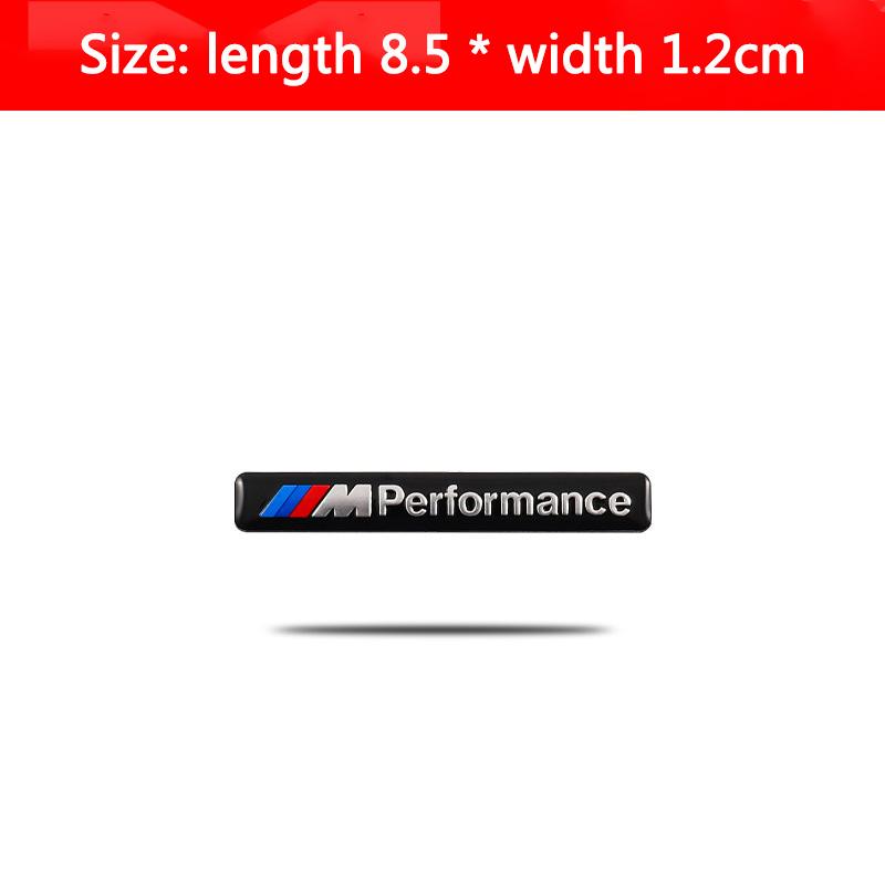 HINW3 3D Aluminum Car Styling Sticker Body Trunk Decoration Decal Emblem For BMW M Sports Performance E46 E90 E60 F20 X1 X2 X3 F10 F30