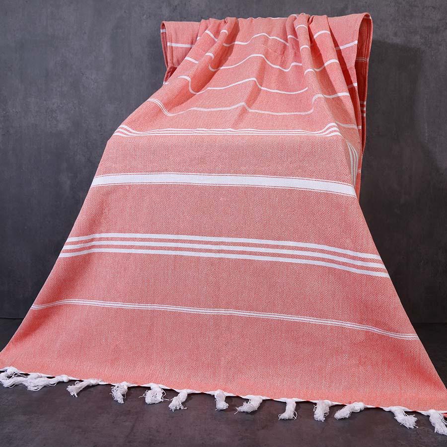 Minimalist Striped Tassel Bath Towel - Soft, Absorbent, Thick, and Large for Couples