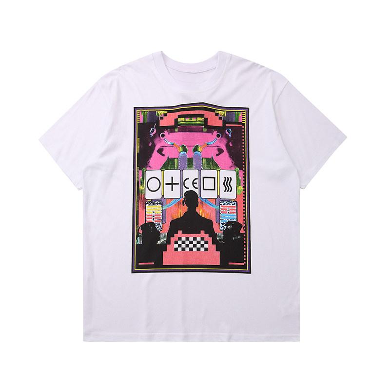 Summer Best Life Japanese Cavempt Trendy Brand Ce Shortsleeved Crossshaped Sunflowerprinted Unisex And Unisex Couple Tshirt