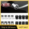 2026 Hot Adesivo per Auto 4 Pezzi Styling Auto in Metallo Tappi Coprivalvole per Pneumatici Ruote Accessori Per Kia Rio Picanto Sportage Niro Morning C