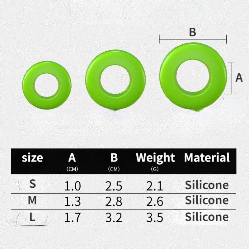 5/10pcs Fishing Rod Clip O-shaped Rod Stop Ring Anti Slip Silicone Fishing Rod Fixed Ring 10-17mm Fishing Handle Universal