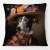 Victorian Princess Cat Labrador Dog Lord Greyhound Pet Portrait Print Cushion Cover Pillow Case