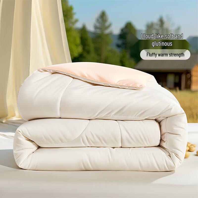 FUANNA 60% Soy Fiber Washable All-Season Quilt