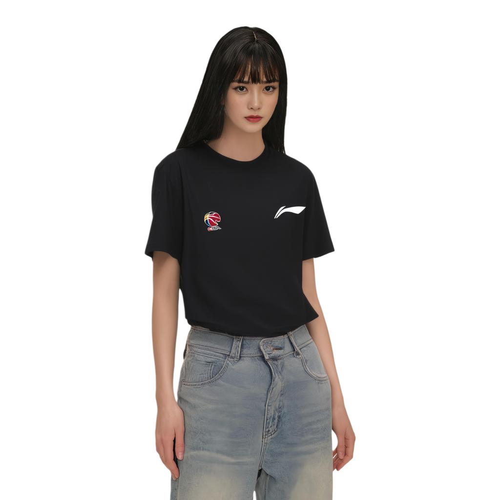 Li Ning Short Sleeved T Shirts Unisex Black AHSVE61-1