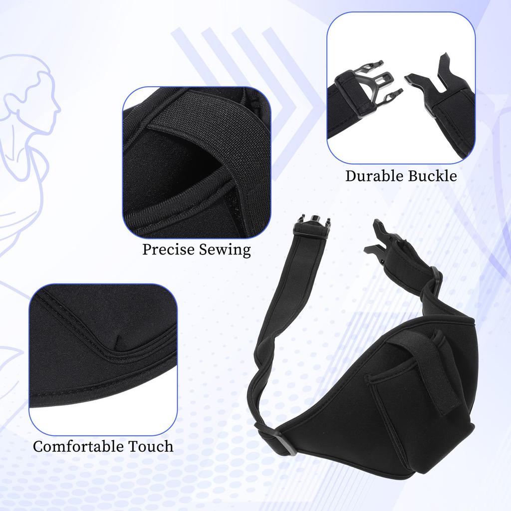 BOHUIZ Wireless Microphone Belt Adjustable Holder Anti-Fall Strap