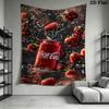 Liquid Bottle Tapestry Tapestry Wallmounted Background Cloth Wall Decoration Homestay Soft Decoration Tapestry Background Cloth
