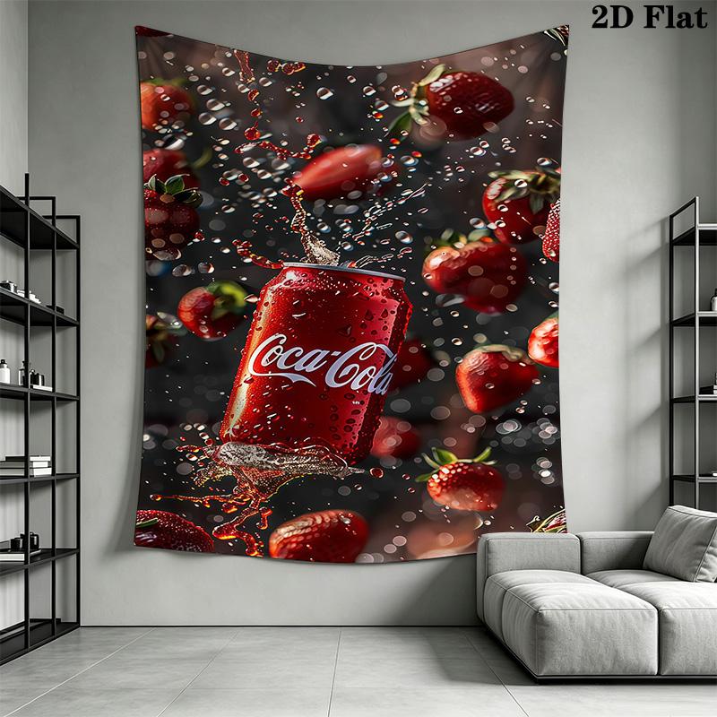 Liquid Bottle Tapestry Tapestry Wallmounted Background Cloth Wall Decoration Homestay Soft Decoration Tapestry Background Cloth