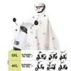 High Neck Vehicle Raincoat Waterproof Motorcycle Raincoat Electric Bicycle Raincoat  Heavy Rain