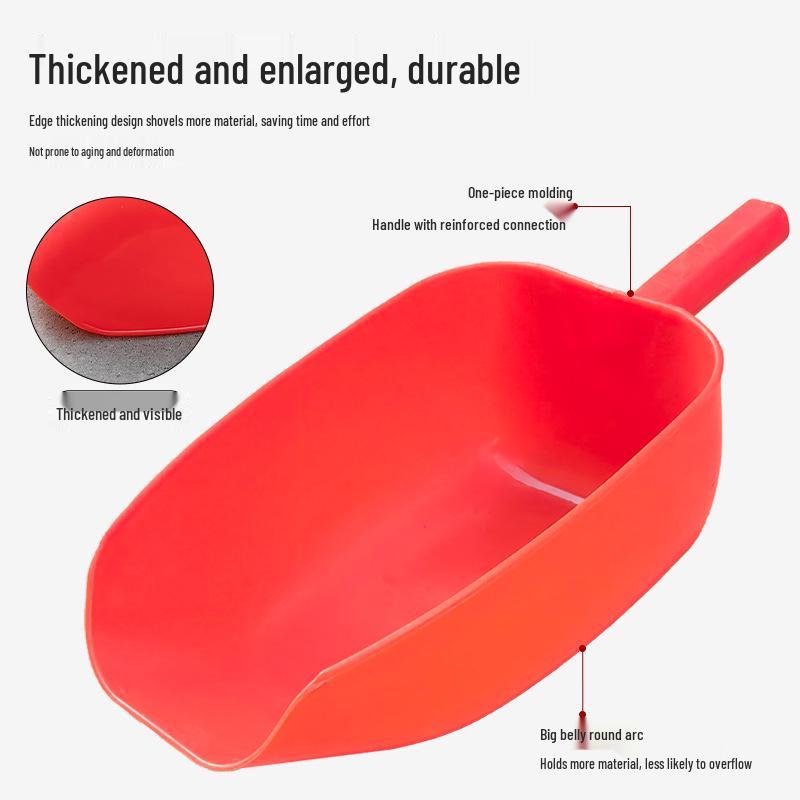 Tavuklar, Ördekler ve Domuzlar İçin Çok Amaçlı Su Ürünleri Yem Küreği - Ağır Hizmet Tipi Plastik