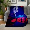 Johnny Hallyday Beyond Rock: Limited Edition PosterBlanket Flannel Throw Blanket for Sofa, Bed, Travel, Camping, Office, Couch, Chair, And B