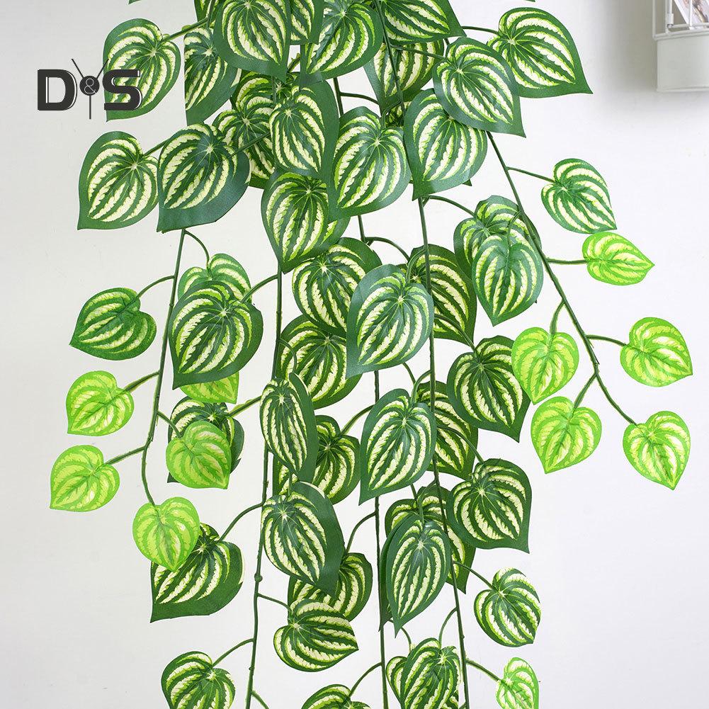 Buy Artificial Vine Rattan Flower Green Plants Leaves Pendant Home