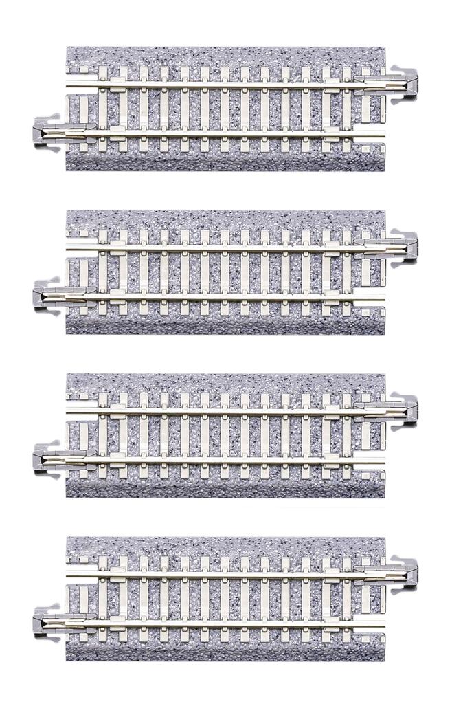 KATO PC Straight Track 64mm Model Railway Supplies (4 Pieces) - 20-038