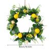 Wreath Cute Shape Handmade Home Decoration Pendant Hanging Wreath for Living Rooms Bedrooms