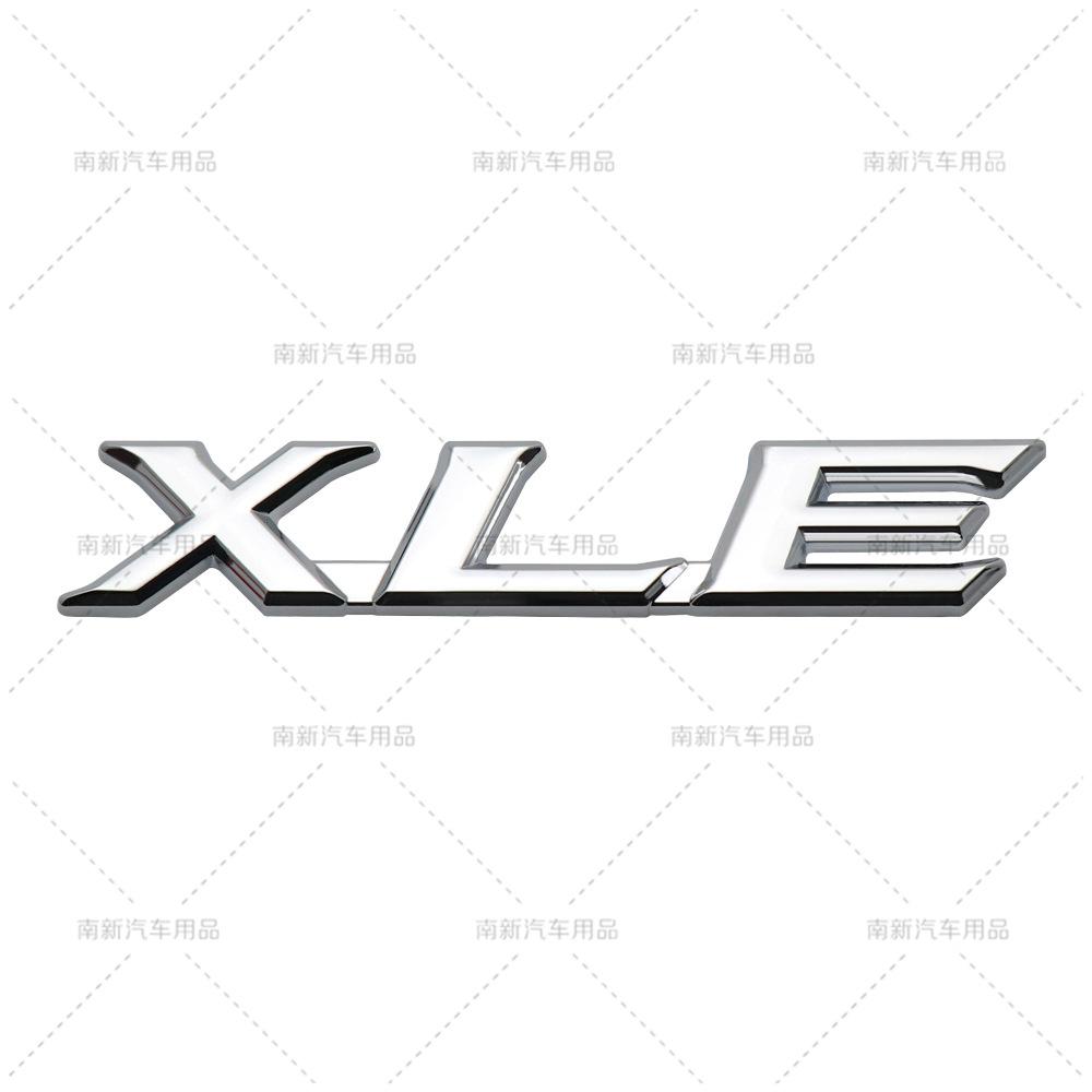 

Car Styling 3D XLE Car Metal Alloy RearTrunk Fender Adhesive Badge Body Tailgate Displaceme Emblem For Toyota Sienna серебряный