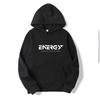 ENEREY Bedrucktes Sweatshirt Trendige Herren-Freizeit-Hoodies Herbst Lockerer Pullover Tops Männlich Tasche Fleece Warm Sportbekleidung