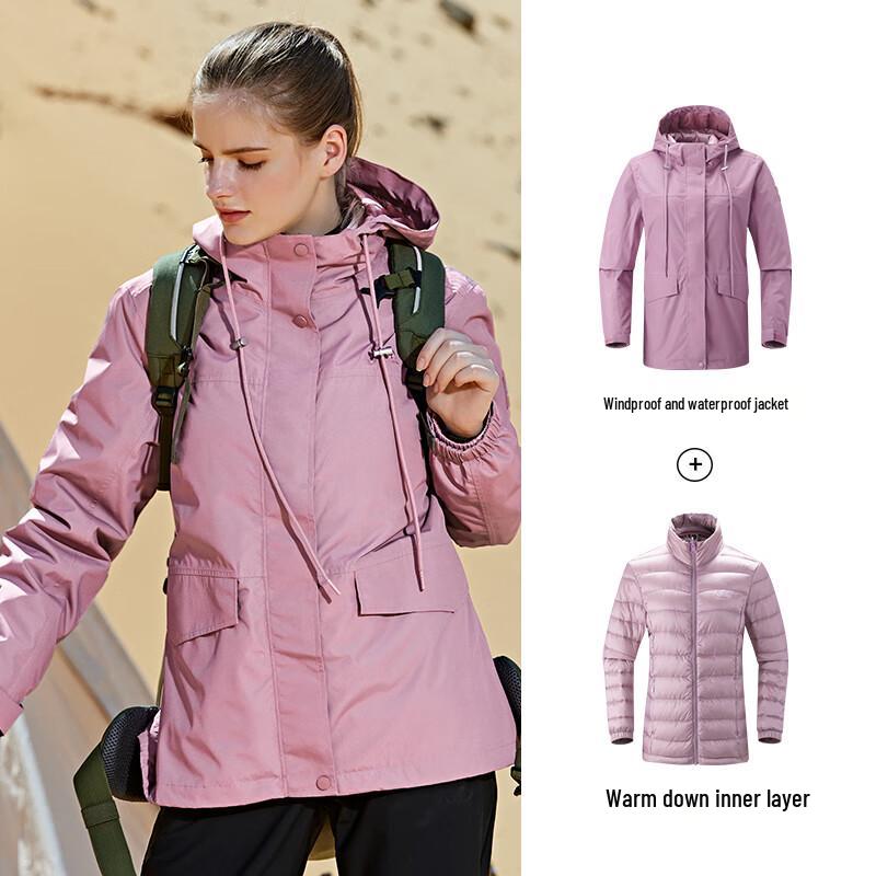 JEEP JF8622 Women s 3-in-1 Down Liner Outdoor Jacket XXXL