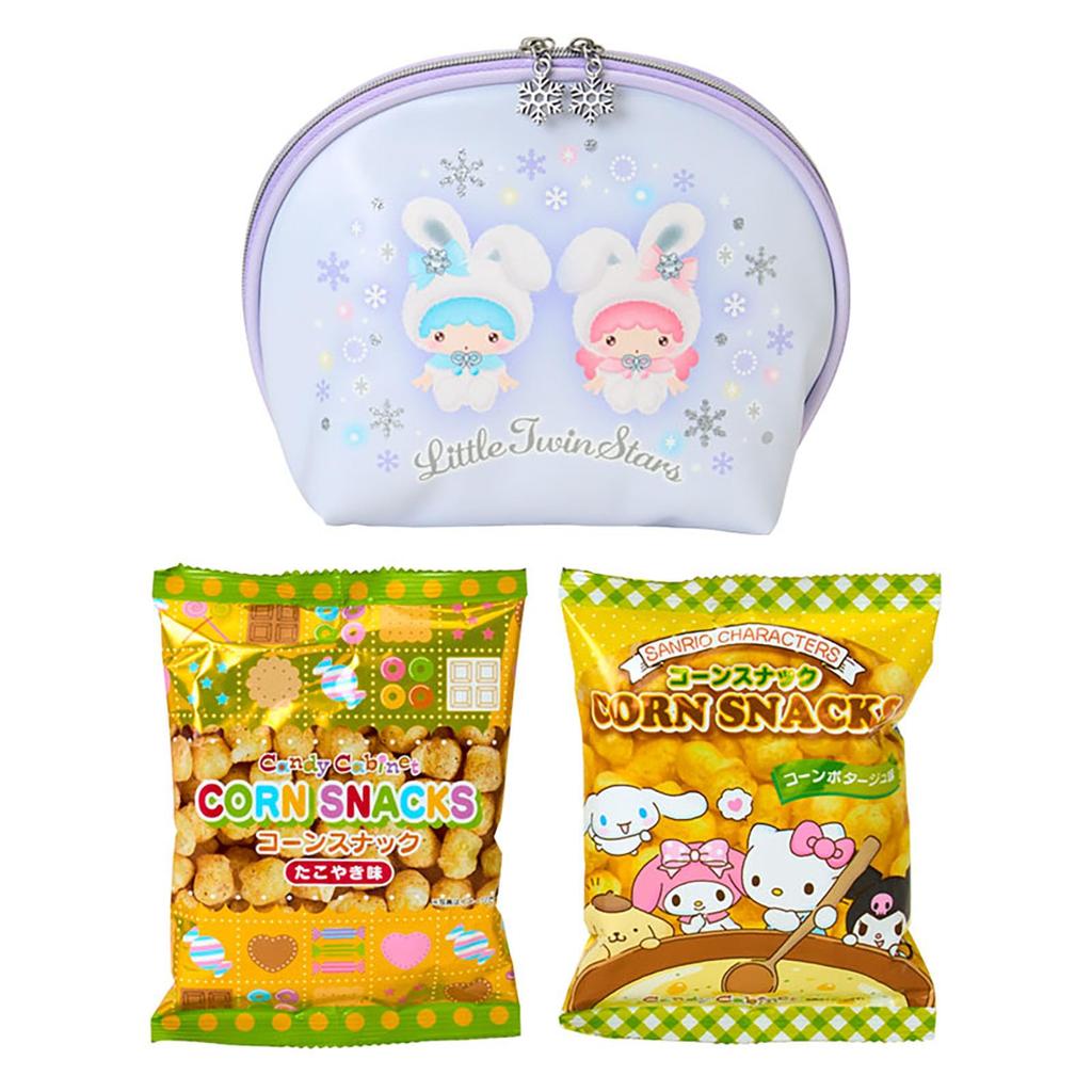 Sanrio Sweets Pouch Little Twin Stars Kiki Lala Christmas Gift 248321 & (Snow Rabbit)