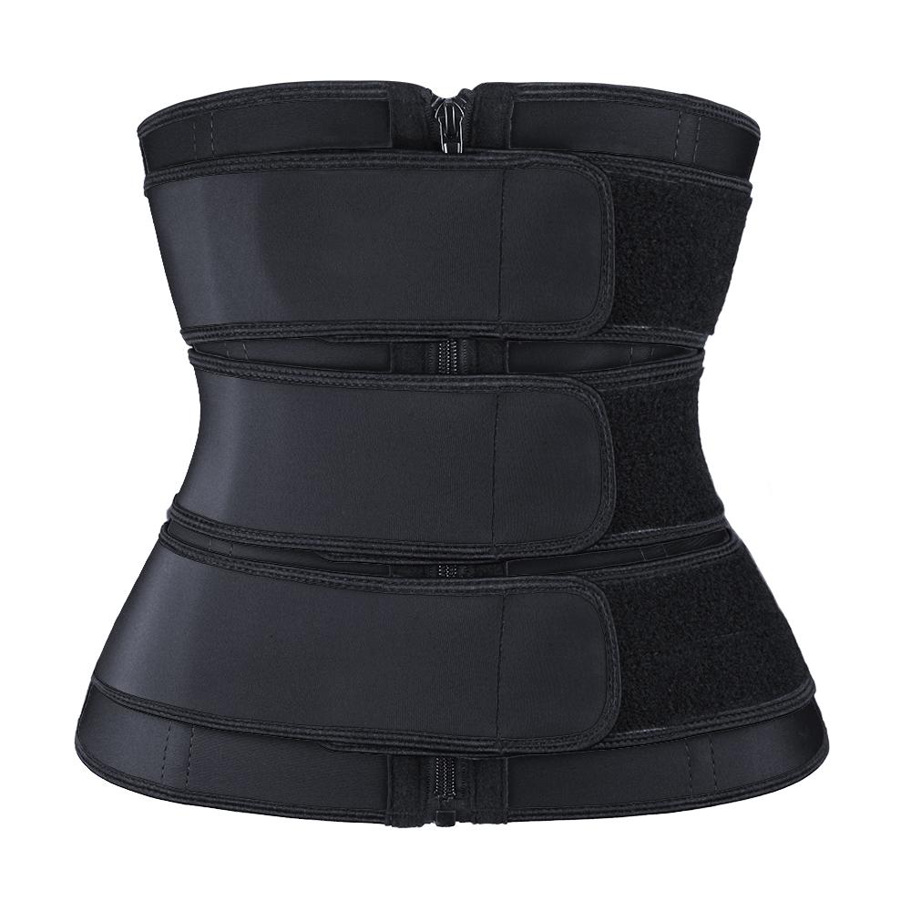 ATBUTY Adjustable Women's Latex Zip Waist Trainer Belt Slimming Waist Trimmers