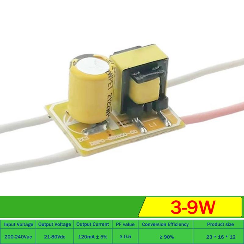 3W 5W 8W 18W 36W LED Light Driver Supply Transformer Radiating Module Board 
