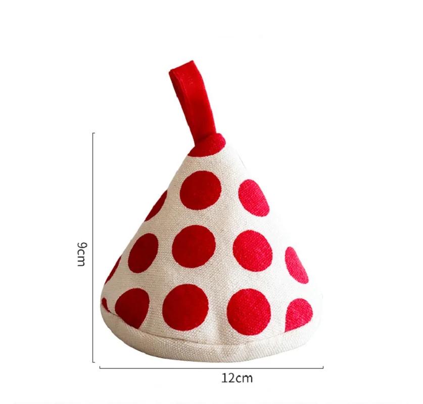 New Triangle Pot Handle Cap Durable Kitchen Tool Non-slip Heat Insulation Glove High Temperature Resistance Cotton Oven Gloves