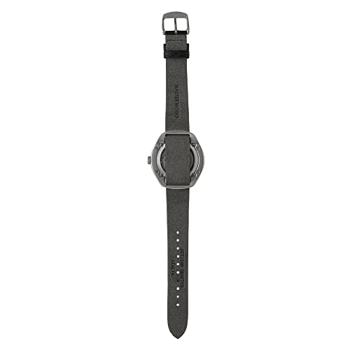 MASTER WORKS Quattro001 MW08SI-FDBKG8 Herren-Automatik-Uhr mit offenem Zifferblatt (Skelett), 41 mm, Lederarmband