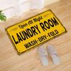 Laundry Room Printed Carpet Non-Slip Soft Entryway Foyer Bedroom Entrance Doormat Laundry Room Floor Mats Home Decoration