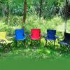 Portable Folding Outdoor Chair Beach Camping Armrest Chair Backrest Fishing Seat Leisure Foldable Chair