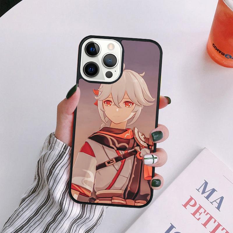 Kazuha Genshin Impact Spiel Handyhülle Für iPhone 17 Air 14 13 12 16Pro Max 15 Plus Hülle Schale Max coque