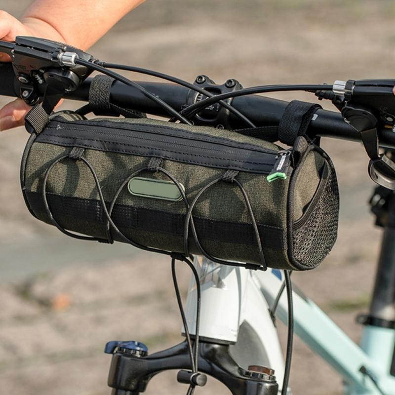 Large Capacity Bicycles Handlebars Pouches Militaries Light weight Bike Bag for Easy Installation
